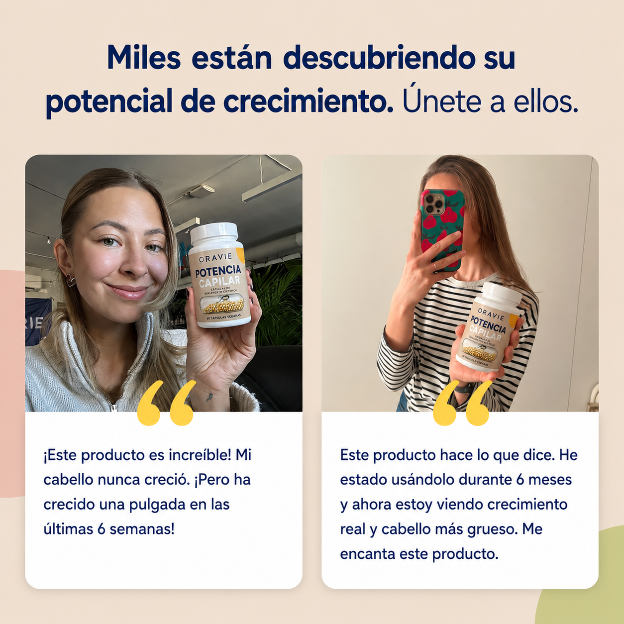 Oravie | Capsulas Potencia Capilar