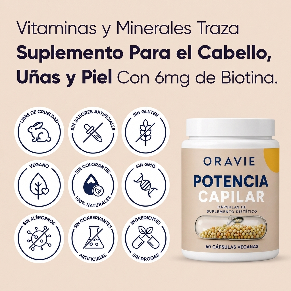 Oravie | Capsulas Potencia Capilar