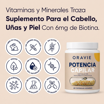 Oravie | Capsulas Potencia Capilar